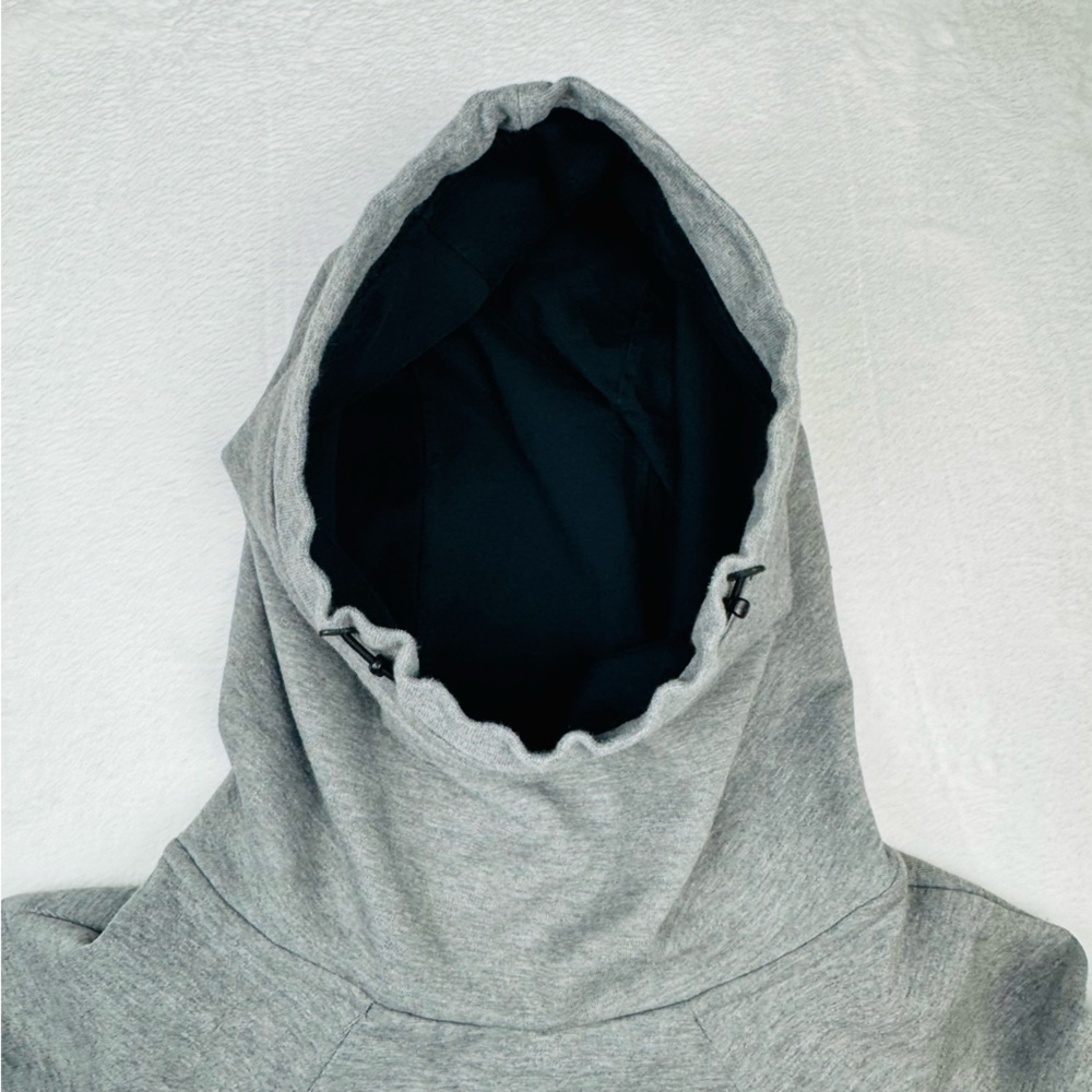 Nike Tech Women’s Fleece Funnel Hoodie.
Gray /black. Size M . - Picture 4 of 8